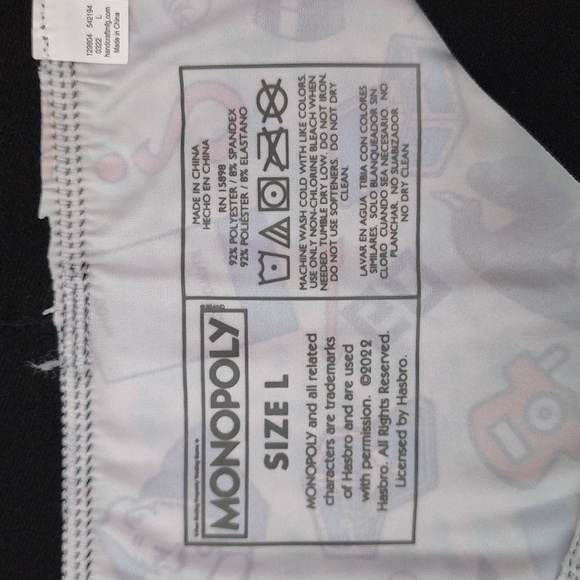 Monopoly Themed Boxer Briefs Size L - Picture 5 of 6